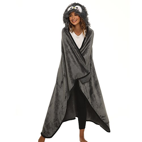 

Adults' Kigurumi Pajamas Nightwear Penguin Ririchiyo Shirakiin Cartoon Onesie Pajamas Flannel Cosplay For Men and Women Carnival Animal Sleepwear Cartoon Festival / Holiday Costumes