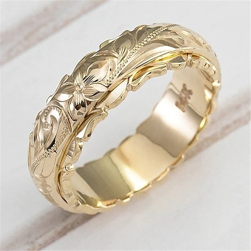 

1PC Ring For Women's Daily Date Alloy Classic Flower
