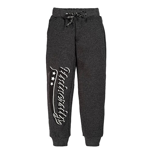 

Men's Sweatpants Joggers Trousers Drawstring Side Pockets Elastic Waist Letter Graphic Prints Comfort Breathable Sports Outdoor Casual Daily Cotton Blend Terry Streetwear Stylish Black Micro-elastic