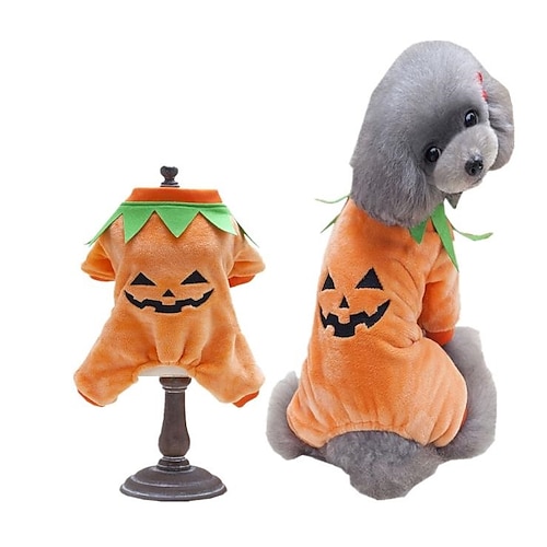 

Nouveaux vêtements pour animaux de compagnie d'halloween costumes de festival de chat et de chien à quatre pattes drôles tenue de transformation cosplay