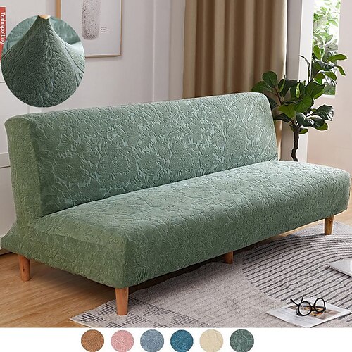 

Futon Cover Solid Color / Floral Jacquard Polyester Slipcovers