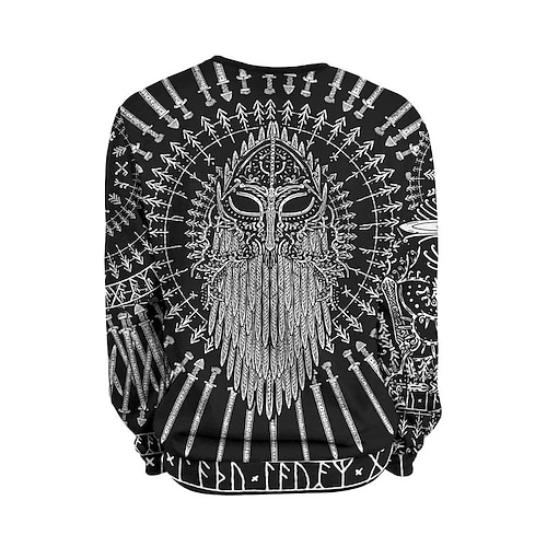 

Men's Unisex Sweatshirt Pullover Graphic Prints Print Daily Sports Holiday 3D Print Streetwear Designer Casual Clothing Apparel Hoodies Sweatshirts Long Sleeve Black