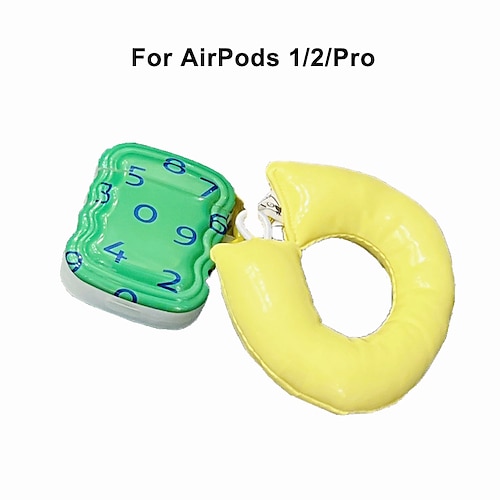 

Case Cover Compatible with AirPods Pro Airpods 1/2 Cool Pattern Lovely Word / Phrase PC Headphone Case