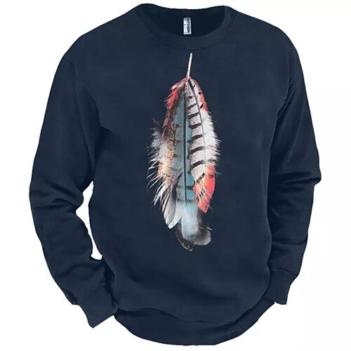 

Men's Sweatshirt Pullover Graphic Print Sports Outdoor Daily Sports Hot Stamping Basic Designer Casual Clothing Apparel Hoodies Sweatshirts Long Sleeve Black Blue / Spring / Fall