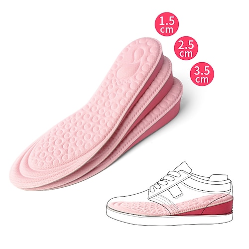 

Shock Absorption / Breathable / Pain Relief Height Increase Insoles PEVA Spring / Summer / Fall Women's Pink 3.5cm / Pink 2.5cm / Pink 1.5cm