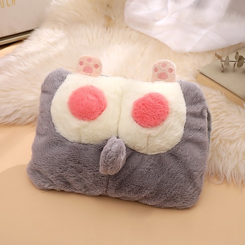 

Hot Water Bottle Bag Electric EU Plug Cartoon Warm Winter Gift Cold Weather Water Bottle Bags Hand Foot Warmer Relaxing Heat Pad Heating Relaxation