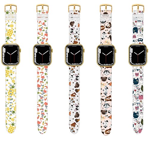 

1PC Smart Watch Band Compatible with Apple iWatch Series 8 7 6 5 4 3 2 1 SE Sport Band for iWatch Smartwatch Strap Wristband Silicone Adjustable Shockproof