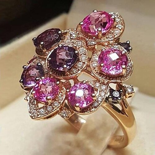 

Ring For Women's Wedding Anniversary Party Evening Copper Classic