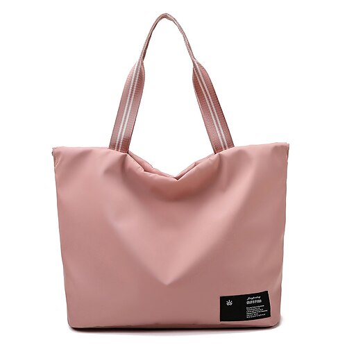 

Women's Canvas Bag Shoulder Bag Oxford Cloth Zipper Solid Color Shopping Daily Green Black Blue Purple