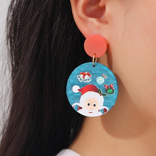 

1 Pair Drop Earrings Earrings For Women's Gift Daily Festival Resin Geometrical Holiday Fashion Birthday