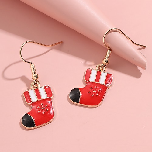

1 Pair Drop Earrings Earrings For Women's Christmas Gift Festival Alloy Geometrical Holiday Fashion Birthday