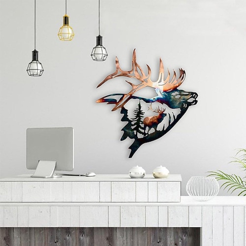 

Countryside Metal Creative Pendant Decoration Beautiful Trendy Animal Garden Homeware Decoration