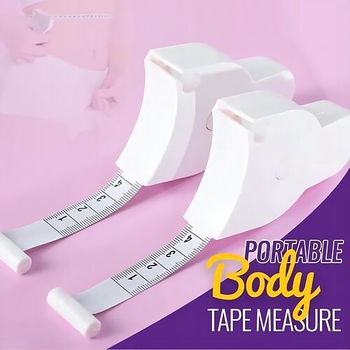 

Automatic Telescopic Tape Measure Body Tape Measure Self-Tightening Body Measuring Ruler Retractable Double Scales RulersPerfect Waist Tape Measure