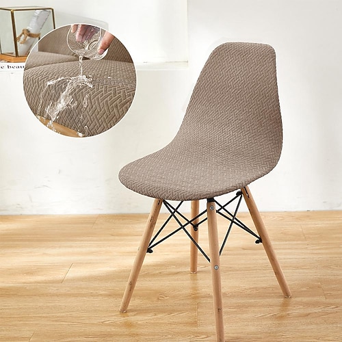 

WaterProof Shell Chair Cover Mid Century Modern Style for Kitchen Dining Room Chair Slipcovers Dining Chair Cover Parson Chair Slipcover Stretch Chair Covers for Dining Room