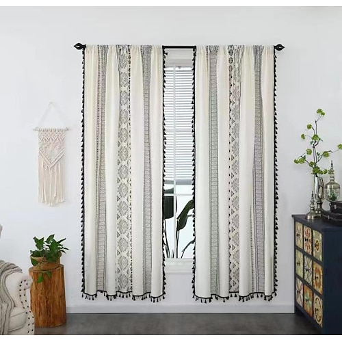 

Diamond-Shaped Lattice Printed Half Shading Curtain For Living Room Bedroom Kitchen Curtains Minimalist Style For Bedroom Living Room