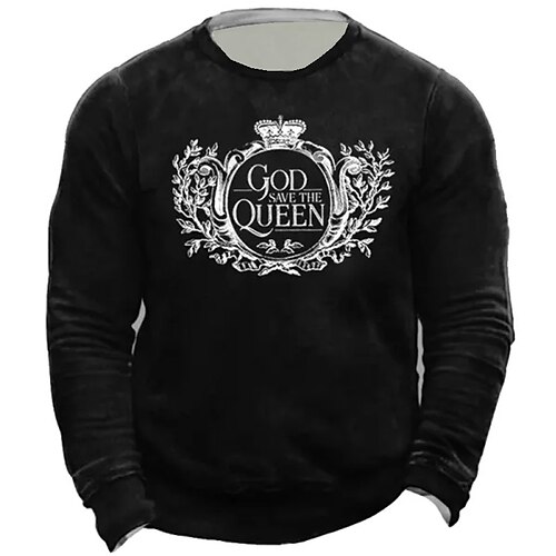 

Men's Unisex Sweatshirt Pullover Letter Graphic Prints Print Daily Sports Holiday 3D Print Streetwear Designer Casual Clothing Apparel Hoodies Sweatshirts Long Sleeve Navy Blue Black