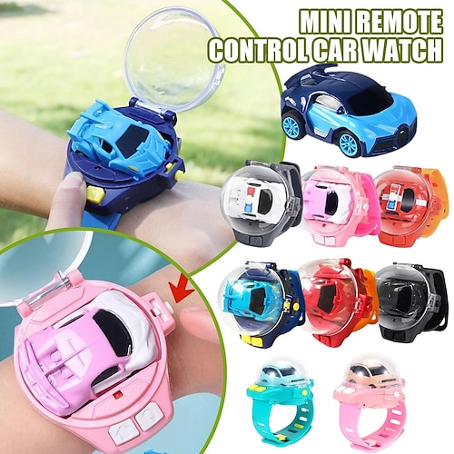 

1 pcs Mini Watch Control Car Cute RC Car Accompany with Your Kids Gift for Boys Kids on Birthday ChristmasWatch RC Car Toy 87HD