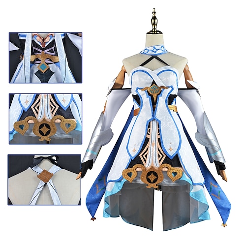 

Inspired by Genshin Impact Traveler Lumine Anime Cosplay Costumes Japanese Cosplay Suits Costume For Women's