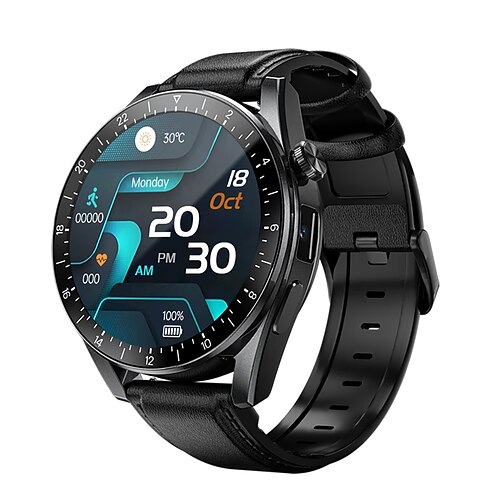 

LOKMAT APPLLP 9 Orologio intelligente 1.43 pollice Cellulare Smart Watch 3G Bluetooth Monitoraggio della temperatura Pedometro Avviso di chiamata Compatibile con Android iOS Da donna Da uomo GPS