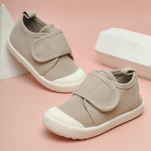 

Boys Girls' Sneakers Sports & Outdoors Comfort School Shoes Beach Canvas Breathability Sporty Look Little Kids(4-7ys) Home Daily Running Shoes LeisureSports Gray Khaki Spring Summer