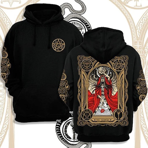 

Hombre Unisexo Sudadera Con Capucha Negro Con Capucha Estampados Estampado Diario Deportes Impresión 3D Ropa de calle Design Casual Primavera Otoño Ropa Sudaderas con capucha Sudaderas Manga Larga