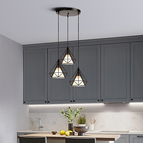 

25 cm Geometric Shapes Pendant Light Metal LED 85-265V