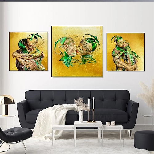 

Print Rolled Canvas Prints - Abstract People Comtemporary Modern Art Prints