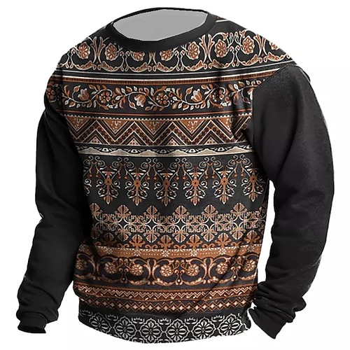 

Men's Unisex Sweatshirt Pullover Graphic Prints Print Daily Sports Holiday 3D Print Boho Streetwear Designer Clothing Apparel Hoodies Sweatshirts Long Sleeve Green Blue