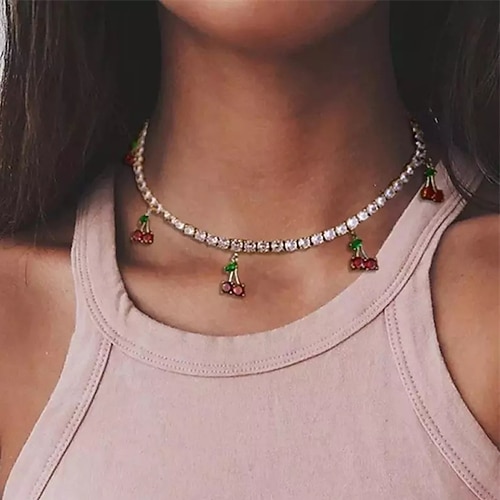 

Women's necklace Fashion Outdoor Fruit Necklaces