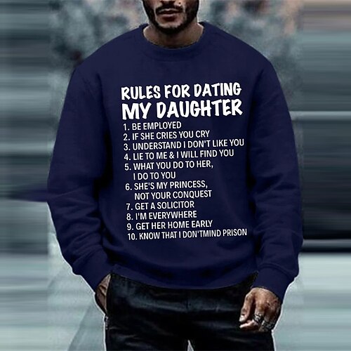 

Men's Sweatshirt Pullover Graphic Letter Print Daily Holiday Going out Hot Stamping Streetwear Casual Hoodies Sweatshirts Long Sleeve Wine Red Black / Winter / Fall / Winter