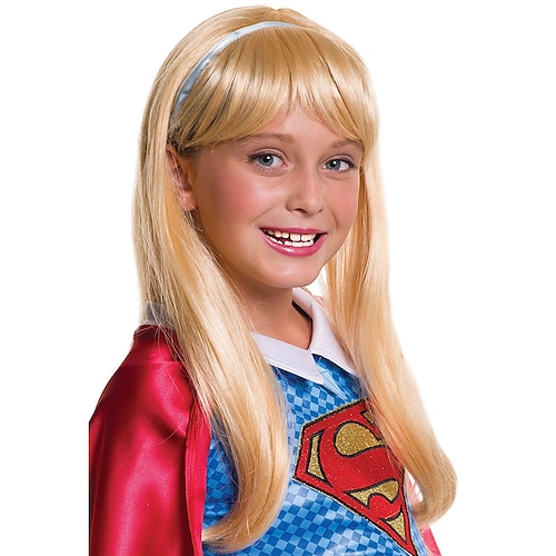 

Rubie's Costume Girls DC Super Hero Supergirl Wig As Shown One Size