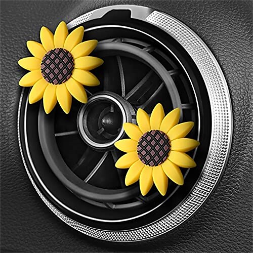 

Sunflower Car Accessories For Women Teens Cute Girl Car Accessories Well Made Car Decorations For Women Car Diffusers For Essential Oils Car Air Fresheners For Women Very Sturdy Car Decor Sunfl