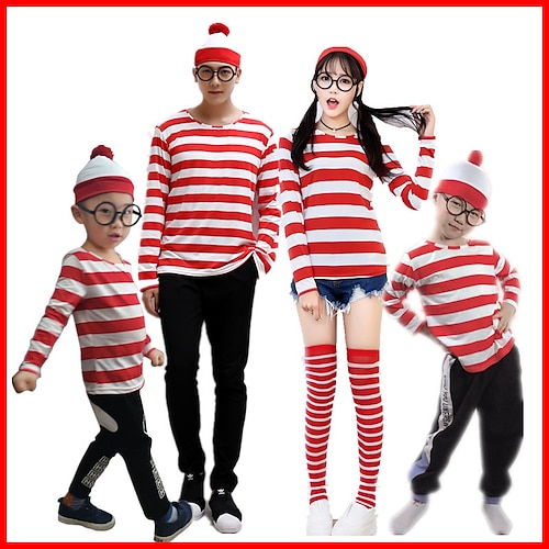 

Cosplay Couples' Costumes Women's All Movie Cosplay Cosplay Red Top Socks Hat Carnival Masquerade Polyester