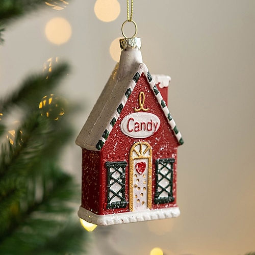 

Christmas Painted Shaped Ball Christmas Tree Decoration Small Pendant Christmas Gift Bag Car House Snowman Garland Pendant