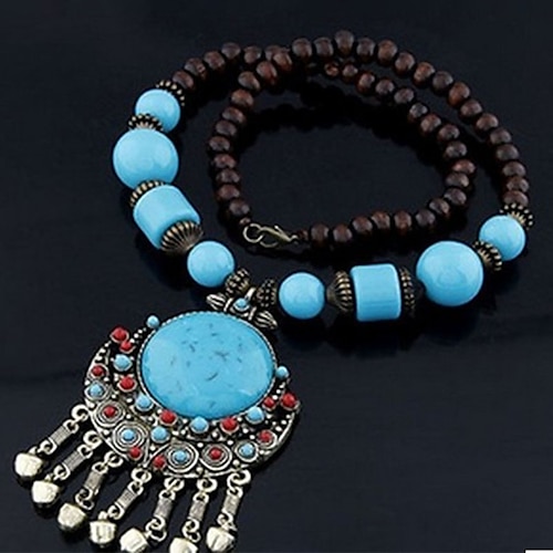 

Women's necklace Ethnic Style Street Geometry Necklaces