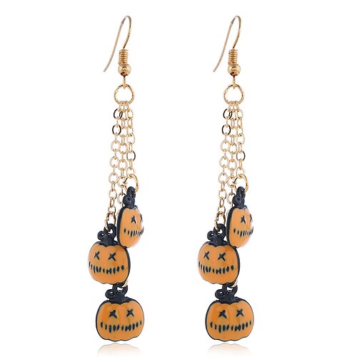 

Women's Earrings Active Halloween Pumpkin Earring
