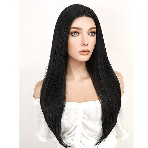 

X-Men Lilith Cosplay Long Straight Jet Black Cosplay Party Wigs