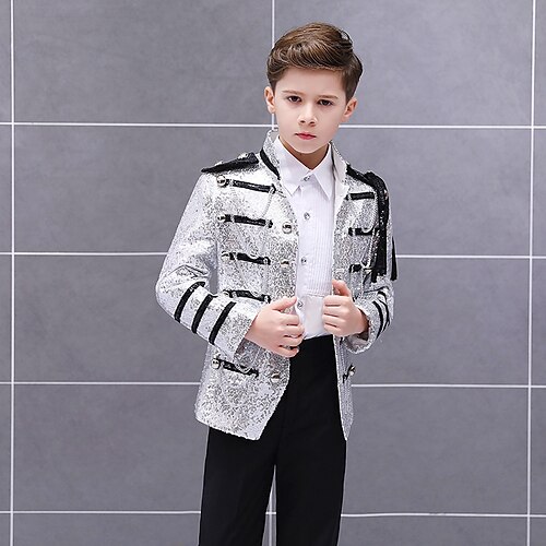 

Wedding One-piece Suit (Coat) Kids Boys Ring Bearer Suits Cotton Blend 3-17 Years