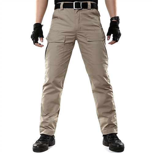 

Men's Cargo Pants Tactical Pants Tactical Trousers Work Pants Multi Pocket Solid Color Camouflage Comfort Breathable Casual Daily Streetwear Sports Fashion Green Black Micro-elastic