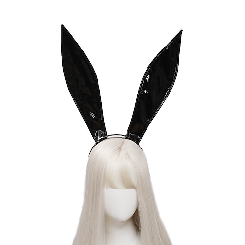 

Bunny Ears Headband Easter Sweet Sexy Rabbit Ear Hair Band for Party Cosplay Costume Accessory Halloween Party Pprops(Black)