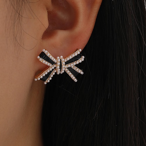 

1 Pair Stud Earrings Earrings For Women's Wedding Formal Birthday Alloy Geometrical Holiday Fashion