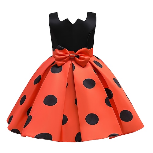 

Cuento de Hadas Princesa Vestido de niña de las flores Disfraz de fiesta temática Chica Cosplay de película Cosplay Víspera de Todos los Santos Rojo Naranja Vestido Víspera de Todos los Santos