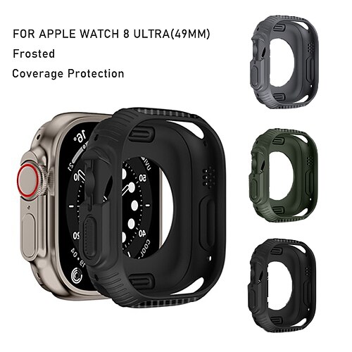 

1 Pack Watch Case Compatible with Apple iWatch Series 8 Scratch Resistant Rugged Bumper Full Cover TPU Watch Cover