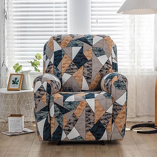 thumbnail interactive-video image 1 of Super Stretch Recliner Slipcover – Lazy Boy Chair Cover, Polyester, Modern Solid 1 of 4