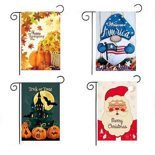 

Garden Flag Christmas Garden Decoration Flag Festival Celebration Hanging Flag