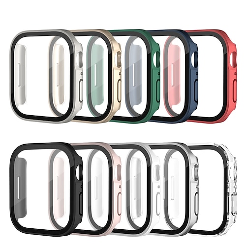 

[11Pack] Watch Case with Screen Protector Compatible with Apple iWatch Series 6/5/4 / SE / Series 7 Matte Scratch Resistant Dust Proof PC Watch Cover