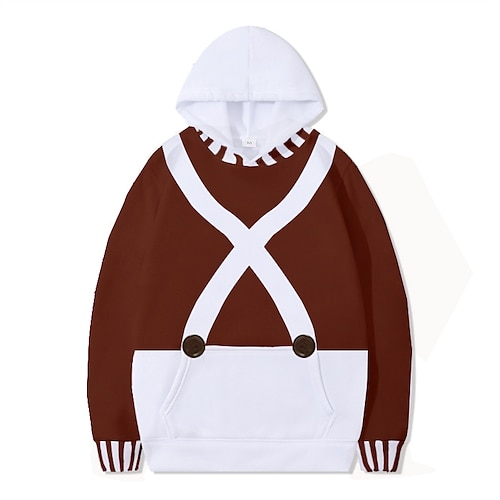 

Inspired by Charlie and the Chocolate Factory Oompa Loompa Hoodie Cartoon Manga Anime Front Pocket Graphic Hoodie For Men's Women's Unisex Adults' 3D Print 100% Polyester