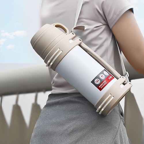 

Stainless Steel Mug Ladies Simple Kettle Large Capacity Outdoor Sports Travel Car Kettle