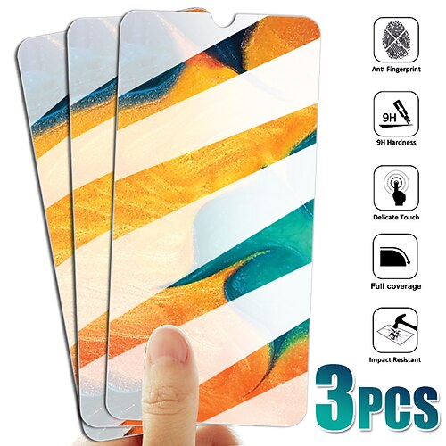

[3 Pack] Phone Screen Protector For Samsung A13 A53 A33 A52 A51 A50 A21S Screen Protector For Samsung Galaxy A32 A22 A12 A72 A71 A23 A73 Glass