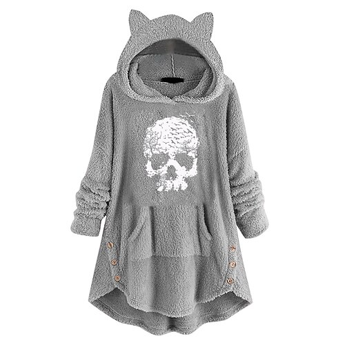 

Adults' Kigurumi Pajamas Nightwear Christmas Pajamas Cat Animal Onesie Pajamas Plush Fabric Terylene Cosplay For Animal Sleepwear Cartoon Festival / Holiday Costumes / Hoodie / Hoodie